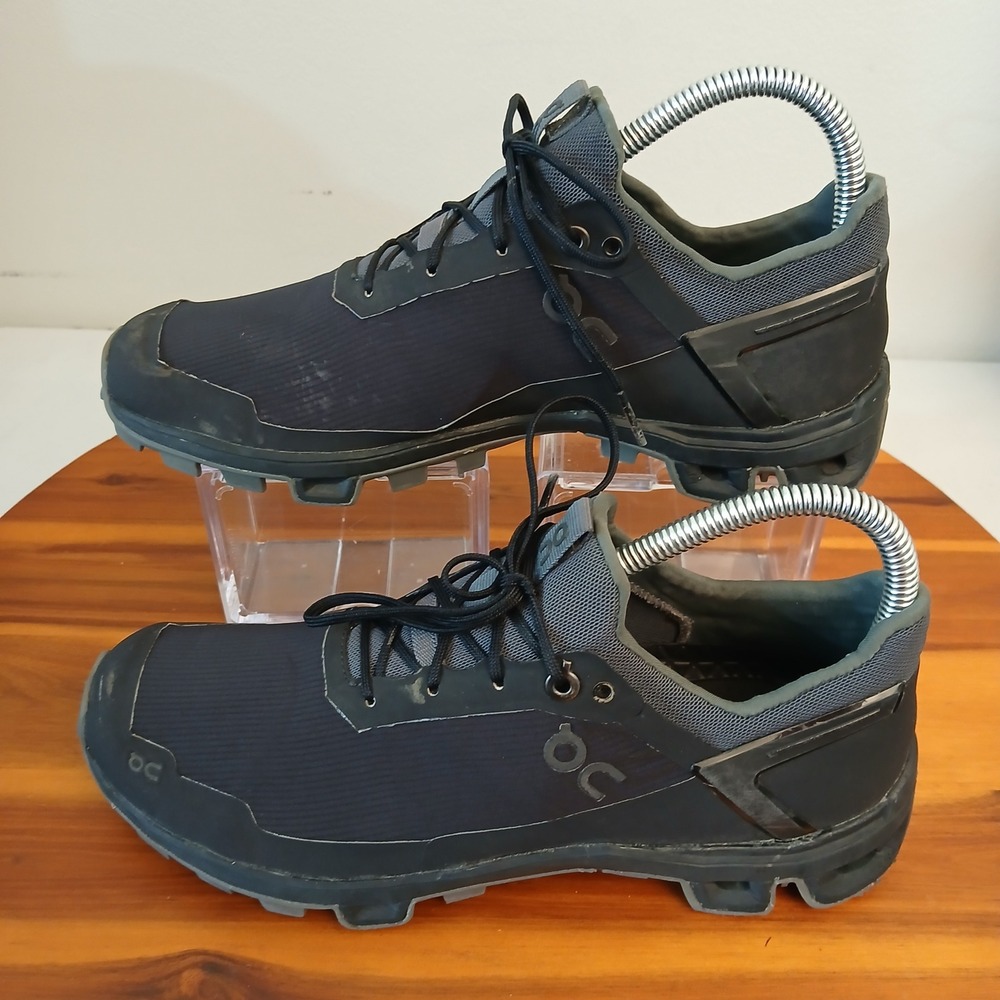 On‎ Cloudventure Peak Womens 7.5 Black Trail Running Shoes Sneakers 34.99612